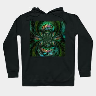 Fractal with keyhole Hoodie